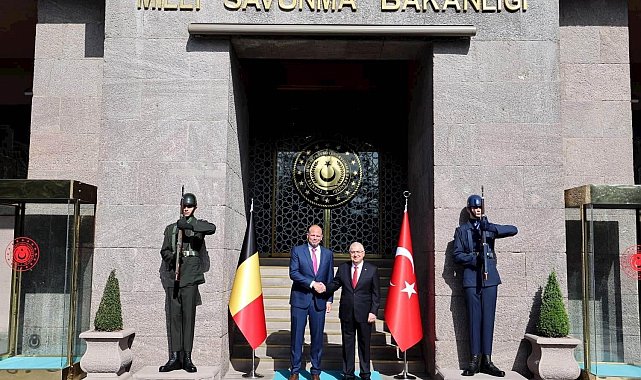 Bakan Güler, Belçika Savunma ve Dış Ticaret Bakanı Francken ile bir araya geldi