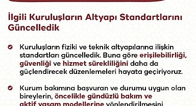 Bakanlıktan huzurevlerine yönelik yeni düzenleme