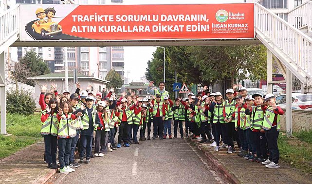Başkan Kurnaz: "Çocuklarımız trafik eğitim pistinde kuralları eğlenerek öğreniyor"