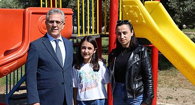 Başkan Tetik, 11 yaşındaki Simay'ın talebine kayıtsız kalmadı