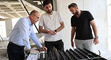 Başkan Yapar, yapımı devam eden projeleri yerinde inceledi