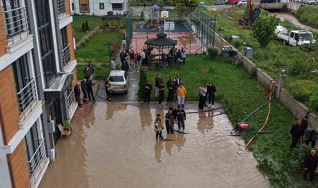 Başkan Yazıcıoğlu'ndan sağanak sonrası vatandaşlara destek
