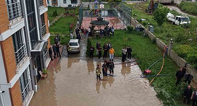 Başkan Yazıcıoğlu'ndan sağanak sonrası vatandaşlara destek
