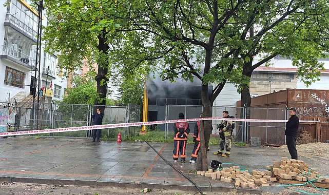 Başkent'te trafo yangını paniğe neden oldu