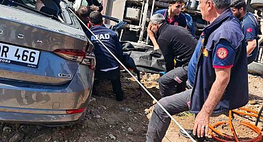 Batman-Diyarbakır karayolunda feci kaza: 1 ölü, 2 yaralı