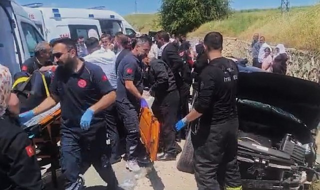Batman'da istinat duvarına çarparak duran otomobildeki 5 kişi yaralandı