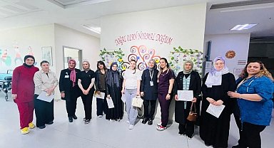 Bayburt Devlet Hastanesi'nde gebelere yönelik eğitim programı düzenlendi