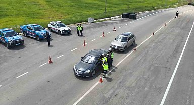 Bayburt jandarmasından bayram denetimi