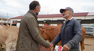 Bayburt kurban pazarında arife hareketliliği