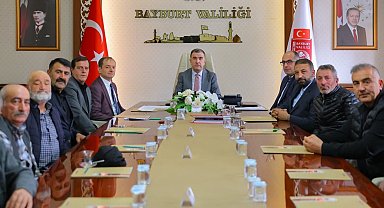 Bayburt'ta arıcılığın geliştirilmesi için değerlendirme toplantısı yapıldı