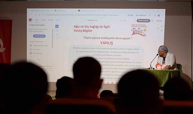 Bayburt'ta lise öğrencilerine ağız ve diş sağlığı eğitimi verildi