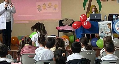 Bayburt'ta öğrenciler hijyen ve sağlıklı yaşam konusunda bilgilendirildi