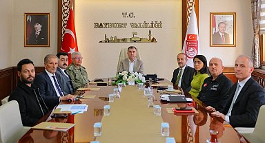 Bayburt'ta sığınakların kapasitesi ve ihtiyaçları değerlendirildi
