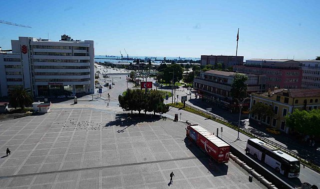 Bayramda Samsun sokaklarında sessizlik hakim
