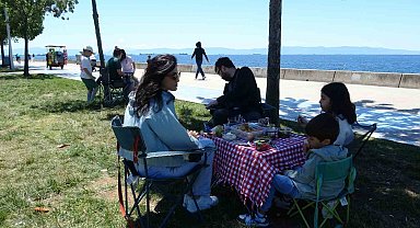Bayramın 4. gününde Pendik ve Kartal sahillerinde yoğunluk