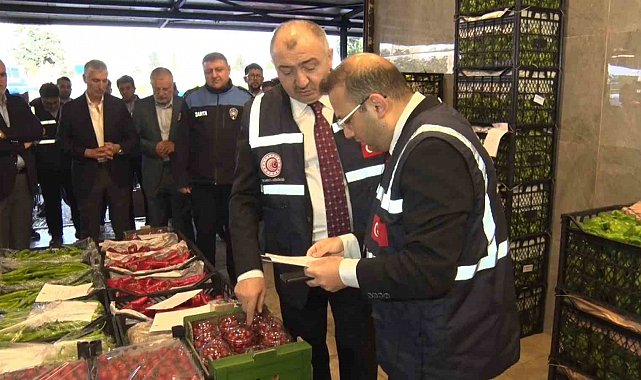 Bayrampaşa Sebze ve Meyve Hali'nde fahiş fiyat ve ürün denetimi
