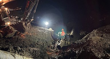 Berçelan'daki büyük su arızası giderildi