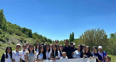 Beylikova'da gençlik doğa için yürüdü