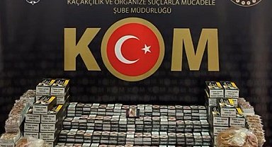 Bilecik'te 22 bin 400 makaron ele geçirildi