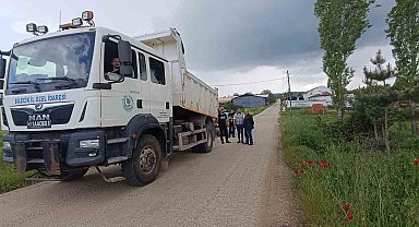 Bilecik'te bayram öncesi köy yollarında yoğun mesai