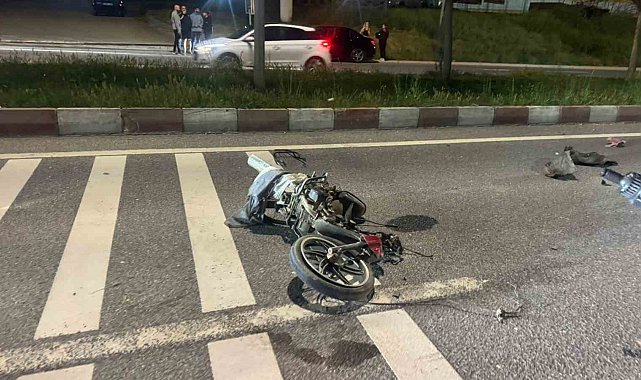 Bilecik'te feci kaza: Motosiklet sürücüsü ağır yaralandı