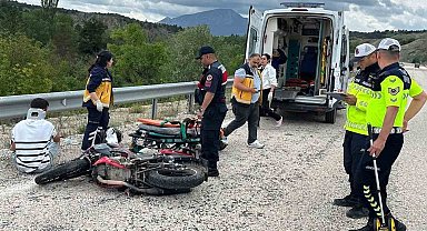 Bilecik'te motosiklet kazası: 1 yaralı