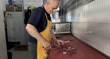 Bingöl'de kasaplarda bayram yoğunluğu yaşandı
