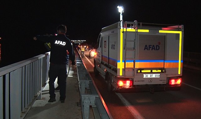 Bir kişinin Kızılırmak'a düştüğü ihbarı ekipleri harekete geçirdi