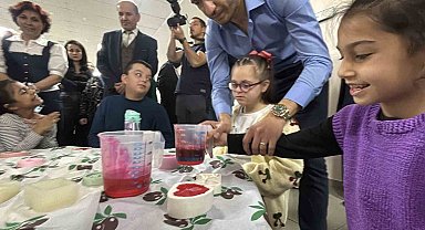 Bolu'da özel öğrenciler atık yağlardan sabun yapmayı öğrendi