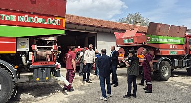 Bolu'da yangın söndürme araçları zorlu sezon öncesi denetimden geçti