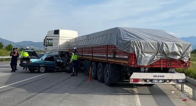 Bozdoğan Nazilli karayolunda kaza: 1 yaralı