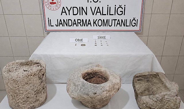 Bozdoğan'da tarihi eser operasyonu