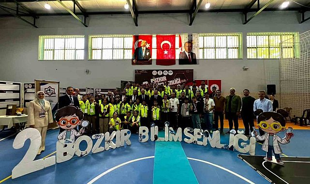 Bozkır'da 2. Bilim Şenliği coşkuyla tamamlandı