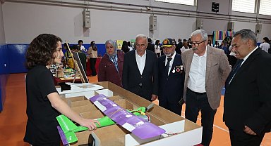 Bünyan Fen Lisesi'nde düzenlenen Bilim Fuarı'na yoğun ilgi