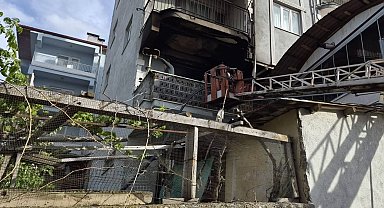 Burdur'da evde yangın paniği