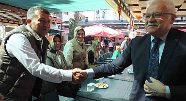 Burhaniye'de resmi bayramlaşma töreni