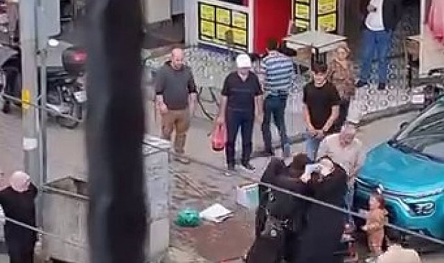Bursa'da dilencilerin 'yer kavgası' kamerada