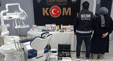 Bursa'da sahte diş muayenesine baskın: 2 gözaltı