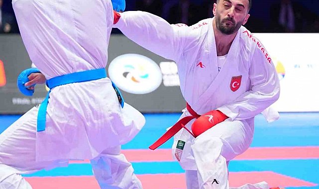 Büyükler Avrupa Karate Şampiyonası'nda Uğur Aktaş'tan gümüş madalya