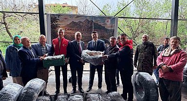 Çamardı'nda üreticilere 90 bin çilek fidesi desteği