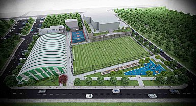 Çamlıtepe Spor Kompleksi'nin yüzde 71'i tamamlandı