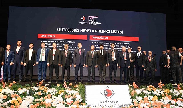 Cengiz Şimşek, oybirliği ile yeniden Gaziantep OSB başkanı seçildi