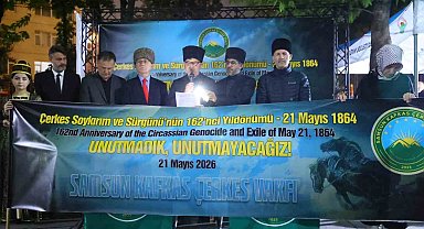 Çerkes Soykırımı ve Sürgünü'nün 162. yılı unutulmadı