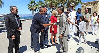 Çeşme Kalesi'nde bayramlaşma programı düzenlendi