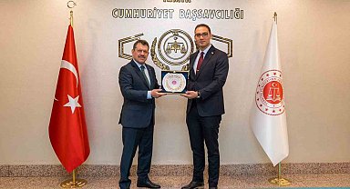 Ceza ve Tevkifevleri Genel Müdür Yardımcısı Kocakale'den İzmir Cumhuriyet Başsavcısı Yeldan'a ziyaret