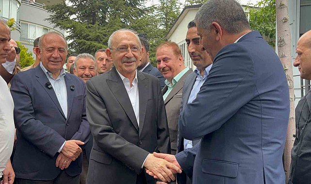 CHP Genel Başkanı Kılıçdaroğlu partililerle bayramlaştı