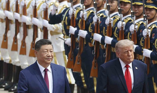 Çin Devlet Başkanı Xi, ABD Başkanı Trump'ı resmi törenle karşıladı