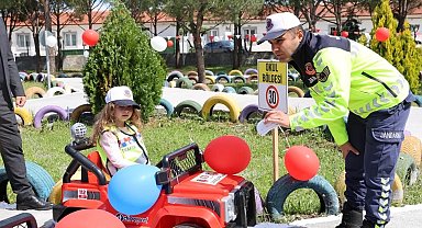 Çine'de miniklere trafik bilinci aşılandı