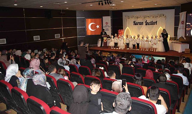 Cizre'de 50 öğrenci Kur'an-ı Kerime geçmenin heyecanını yaşadı