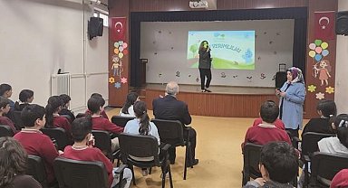 Çocuklara suyun önemi ve verimliliği anlatıldı